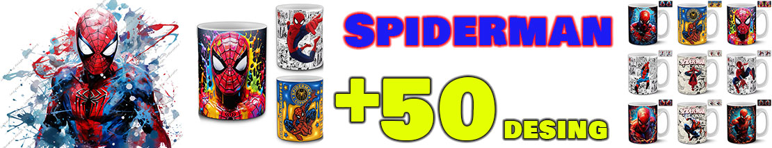 Design della tazza Spider Man 50 More